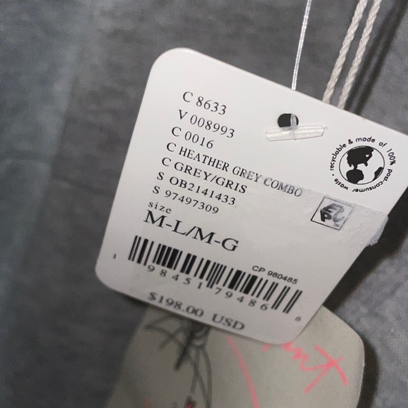 Free People Movement Salt Air Cocoon Hoodie Heather Grey Combo M/L NWT - Picture 9 of 10